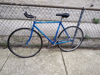 Blue Pro Tour lightweight fixed gear single speed road bike