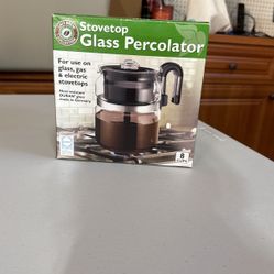 Stovetop Glass Percolator 
