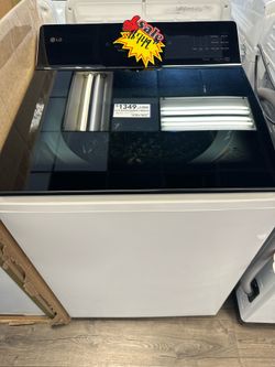 LG Top Load Washer Without Agitator Take It Home In Payments Read Description