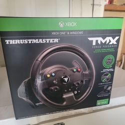 Thrustmaster tmx force feedback steering wheel