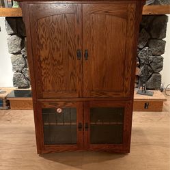 Oak Entertainment Center