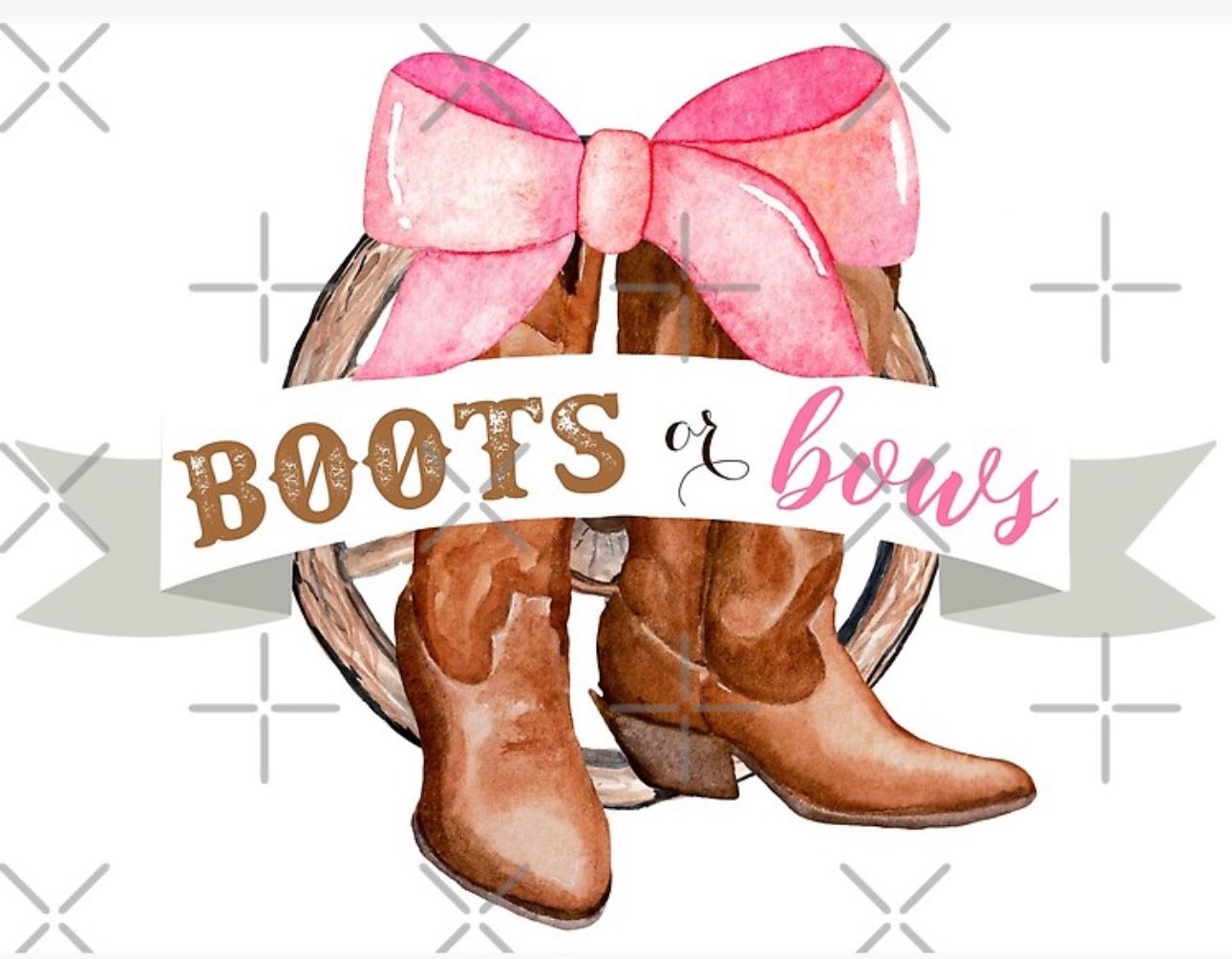 Boots Or Bows Gender Reveal