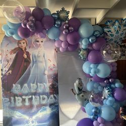 Disney Frozen Happy Birthday Balloons