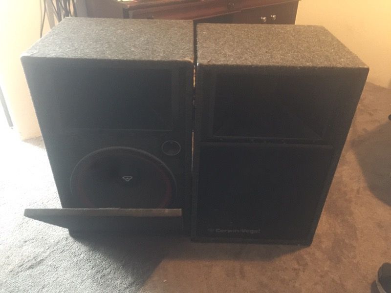 Cerwin- Vega V15-B speakers