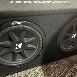2 12” Competition Kickers And Kicker Amp 