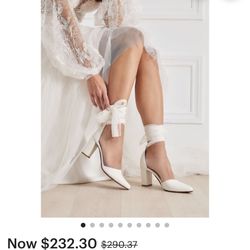 Greek Chic Wedding Shoes - Size 9