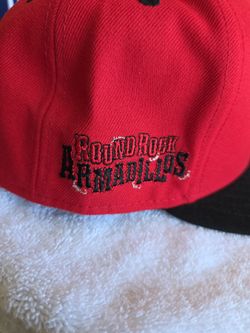 Round Rock Armadillos Red Fitted Hat