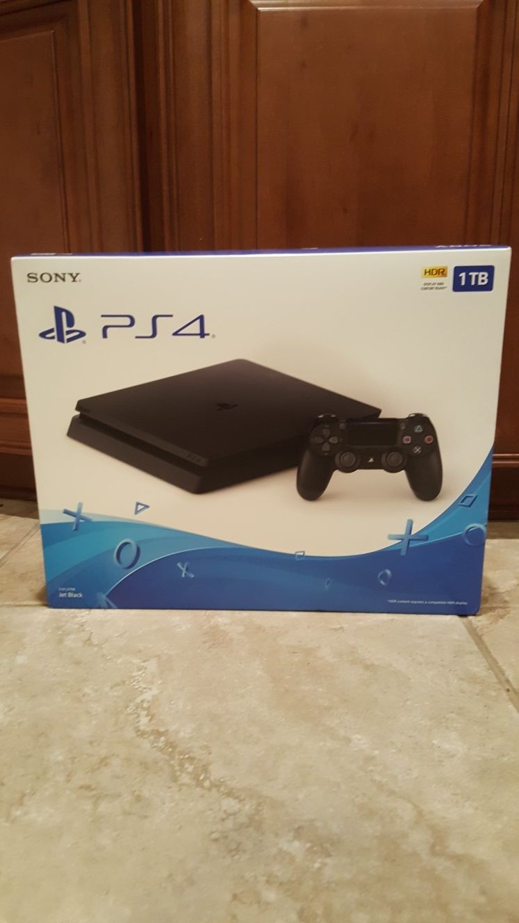 BRAND NEW PS4 slim 1 TB (Playstation 4 Xbox one Nintendo switch 3ds 1 s)