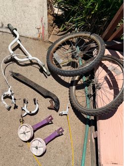 Vintage bmx breaks and bike parts