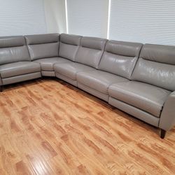Ashley Furniture Large Leather L-Sectional