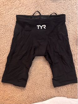 TYR Venzo Tech Suit Size 26 High Waist – Stealth Black – FINA Approved
