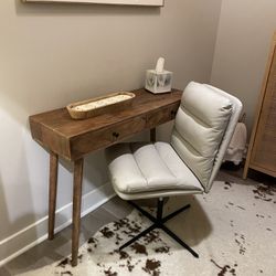 Vintage Office Desk And Chair