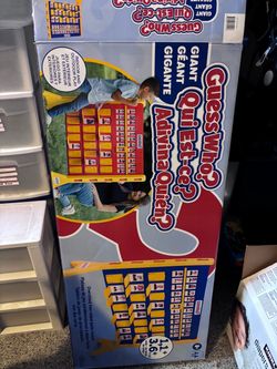 Giant Guess Who game