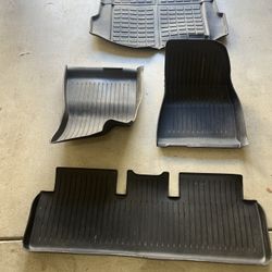 SUPER LINER Floor Mats for Tesla Model 3 2017-2023 and sunshade