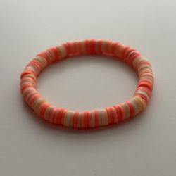 Clay Bead Bracelet - Sunset Sorbet