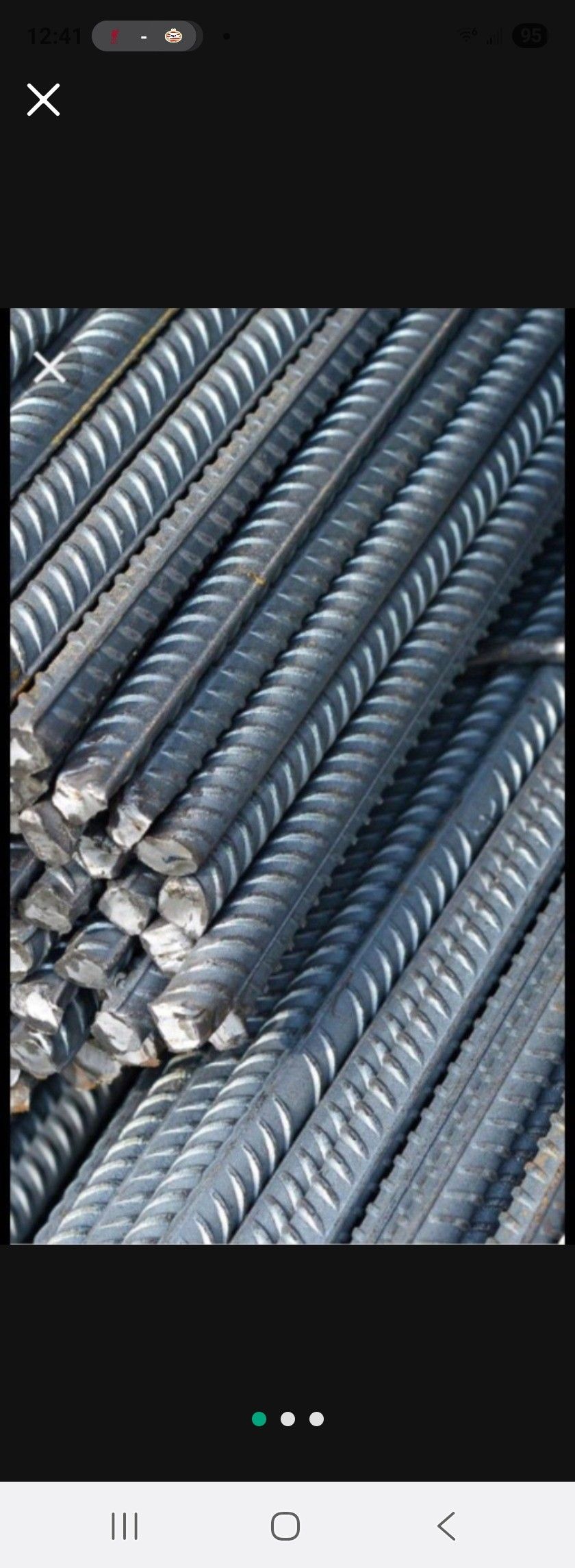 REBAR #4 20 FT , 10  FT , 6FT, 4FT  AND 2FT LONG AND REBAR #5 20 FT AND 10 FT LONG