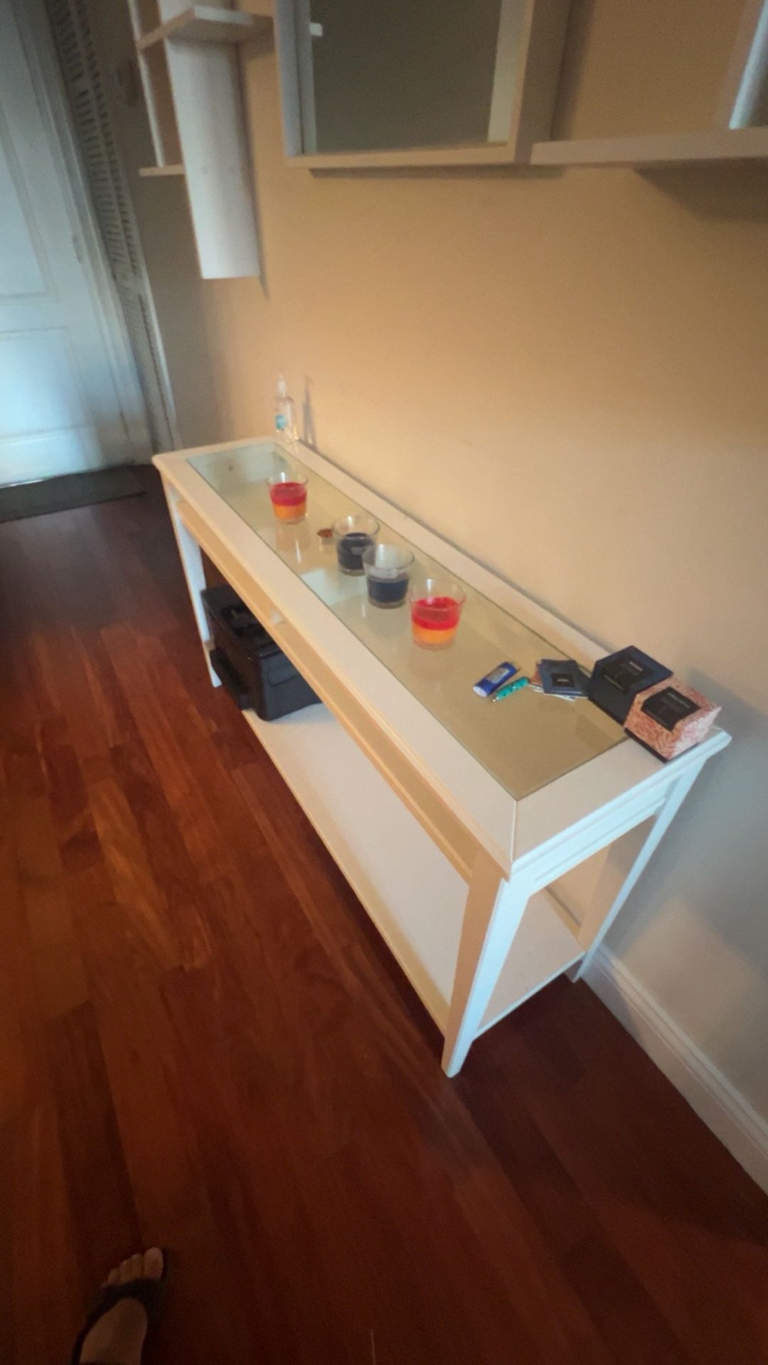 Beautiful entry table worth over $300 from IKEA