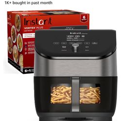 new Instant vortex plus 6QT air fryer with ClearCook
