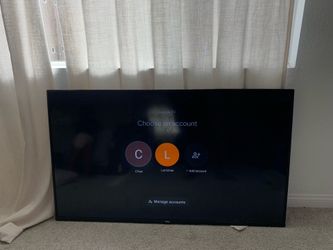 55” TCL TV- NO REMOTE