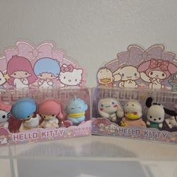 Hello Kitty And Friends Erasers And Mousepad 
