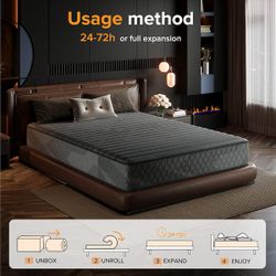 Babo Care Twin XL 10ā Hybrid Mattress ā Cool Gel Memory Foam