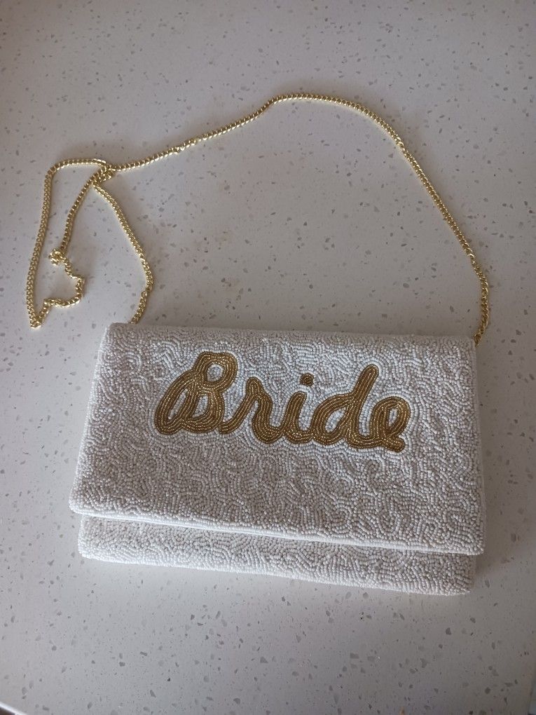 Beaded Bride Purse