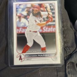 2022 Topps Update Brandon Marsh RC Vintage Stock Parallel #US35 Rookie Card /99
