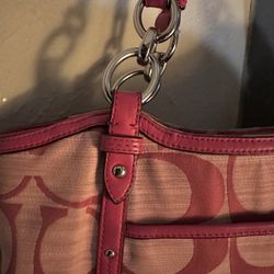 Pink Coach Bag
