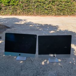 (2)21.5-inch Apple iMac Monitors