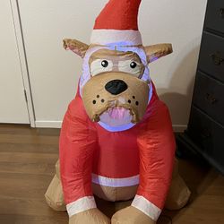 Inflatable Light-up Christmas Dog