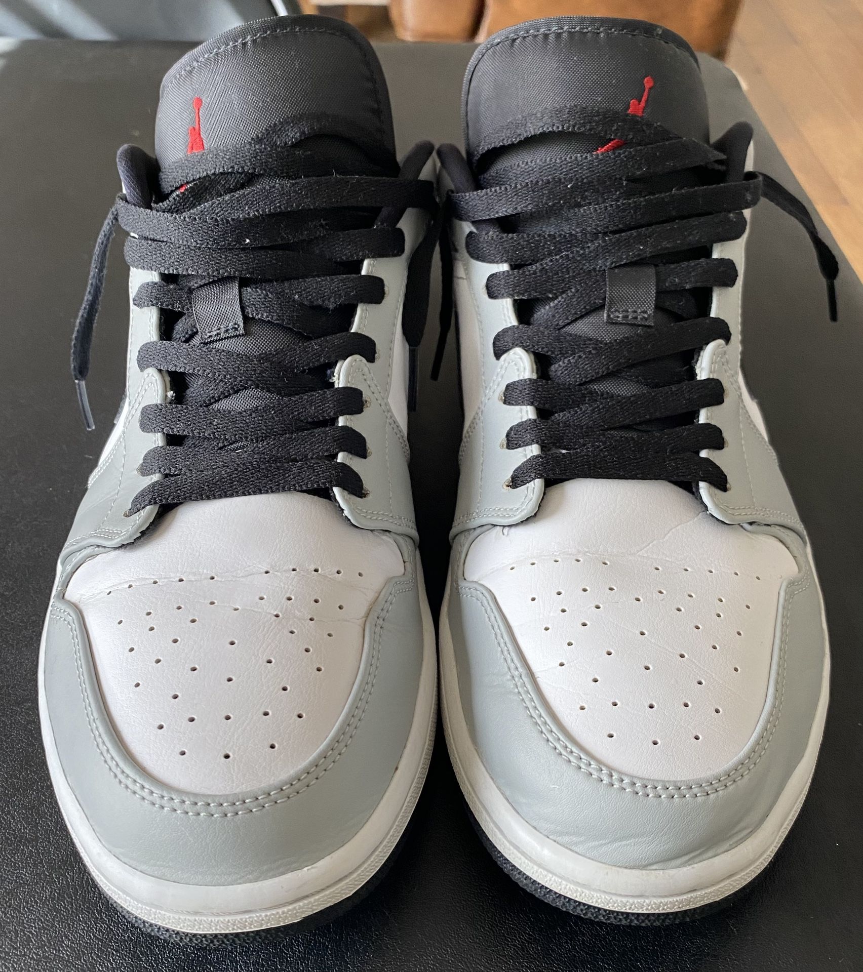 Nike Air Jordan 1 Low ‘Light Smoke Grey’ 553558-030 Men Size 13