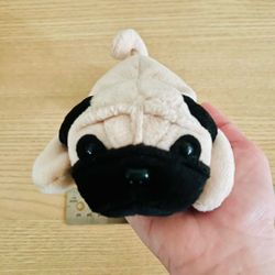 Vintage 1996 Ty Beanie Pug (Tag Error)