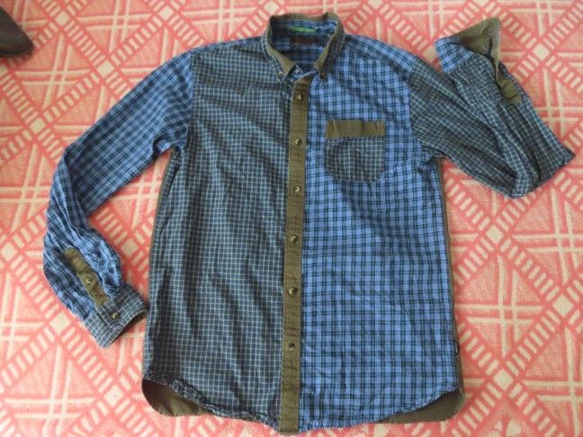 Scotch & Soda Special Delivery Long Sleeve Button Down Plaid Shirt Mens Large