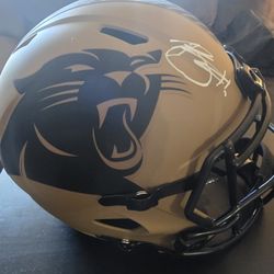 Bryce Young Signed Salute To Service Replica Helmet