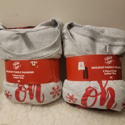 Family Pj's Women's "Oh What Fun" Christmas Holiday Pajama Set Size 3XL