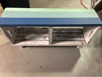 Coastal Boho storage shelf