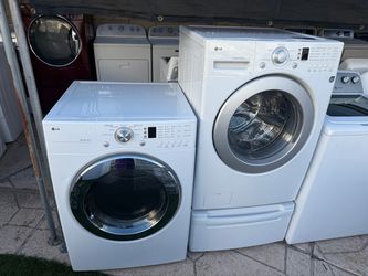 LG washer and electric dryer HE 4.5&7.4 Cuft Extralarge capacity ‼️ 45 DAYS WARRANTY ‼️ Delivery FEE SAME DAY   ‼️