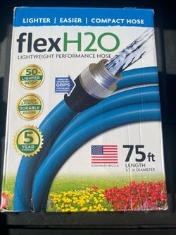 flexH20 Lightweight Perfomance Compact Hose - Blue 75ft