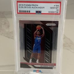 2018 Prizm Shai Gilgeous Alexander PSA 10