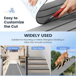 Boat Flooring eva Foam Sheet for Yacht, Motorboat, RV, Kayak, Camper, Camper Van, Side By Side And Swimming Pool