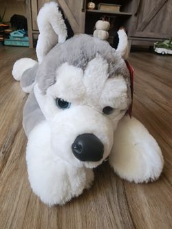 FAO Schwartz Stuffed Husky 