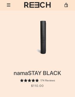 REECH NamaSTAY black yoga mat