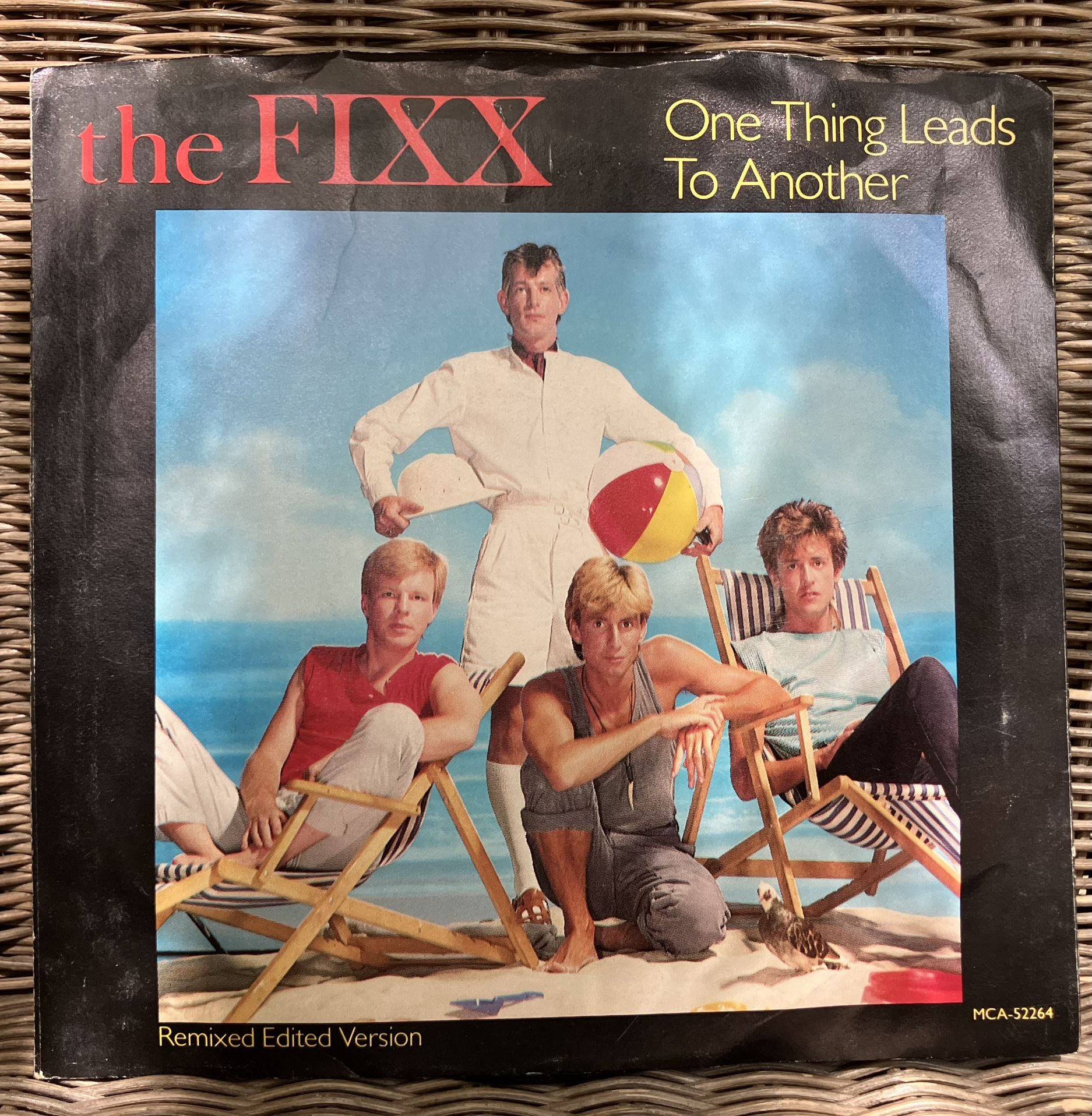 The Fixx “One Thing Leads To Another” 7” Single
