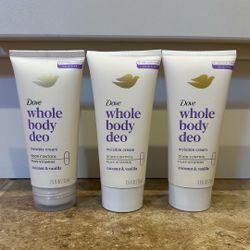 Dove aluminum-free whole body deodorant 2.5 oz: $5 each