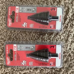 Milwaukee 7/8 in. - 1-3/8 in. #12 Black Oxide Step Drill Bit (5-Steps)