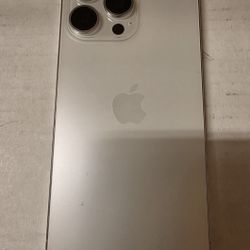 Apple iPhone 15 Pro Max 1 TB White Unlocked Battery Max Capacity 100% Mint Condition 