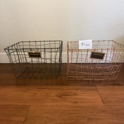 Wire Baskets- Great For Organizing