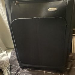 2 used Samsonite holds 80 pounds suitcases 