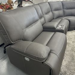 Leather Reclining Sectionals SALE 