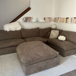 Brown couch 